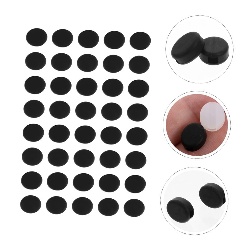 LALAFINA 40 Pcs Non Slip Oval Eyeglass Retainers Comfortable Ear