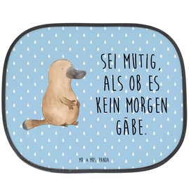 Mr. & Mrs. Panda Car Sun Protection Platypus Courage - Gift, Sea Animals, Holiday, Sun Protection for Car, Sun Protection Children, Sun Protection for