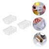 TEHAUX 12Pcs Adjustable Refrigerator Side Door Partition Dividers Expandable Organizers