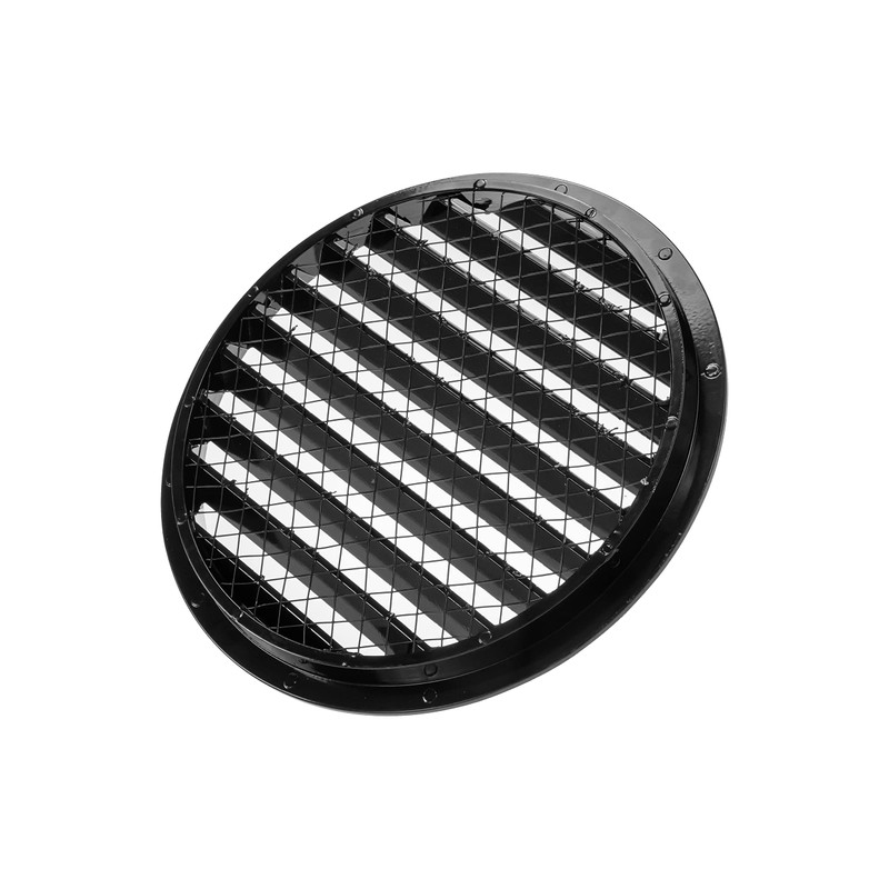 Repa Market 10 Inch (Duct Opening Size) Black Aluminum Gable