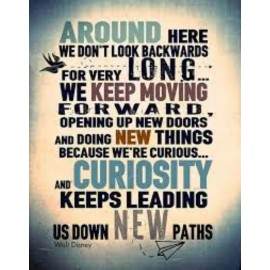 Handmade BGM Around Here We Don't Look Backward for very Long  Keep Moving Forward MAGNET