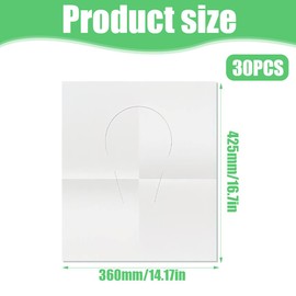 EIHI Pack of 30 Foldable Toilet Seat Children's Toilet Seat Cover Heated Toilet Seat Disposable Toilet Seat Cover Flushable Toilet Seat Covers Toilet Protection Toilet Cushion, blue