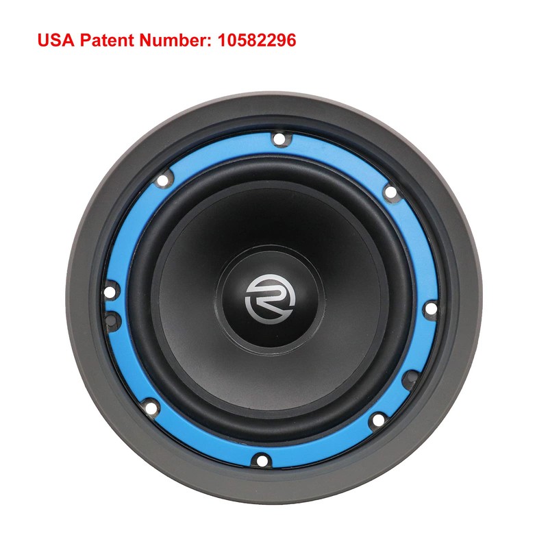 RECOIL SPB65K 4 Pack Foldable Silicone 6.5” Car Speaker Baffle