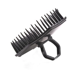 4pcs Wash hair comb, Hair Scalp Massager Wash hair Comb with Soft Pins Detangling Brush Anti-dandruff Washing Comb for Men and Women 4pcs Ringed Handle (Black, One size)