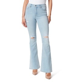 Jessica Simpson Women's Adored High Rise Flare Jean, Blinding Light, 29