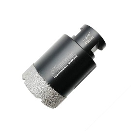 SHDIATOOL 1-3/4 Inch Diamond Core Drill Bit for Porcelain, Ceramic Tile, Marble, Brick – Vacuum Brazed Hole Saw, 45mm, 5/8-11 Thread, Wet/Dry Drilling
