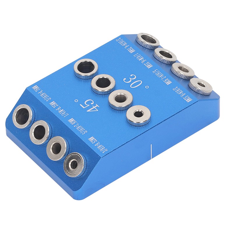 Drill Guide Jig 30 45 90 Degree Aluminum Alloy Angle