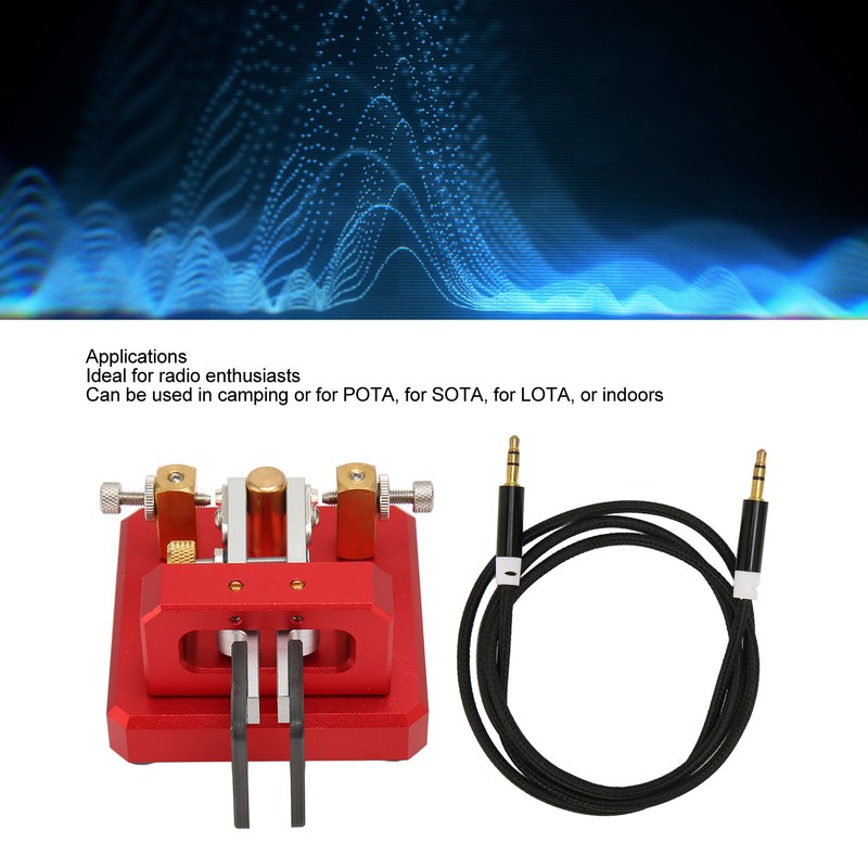 Morse Code Key Double Paddle Automatic Shortwave Portable CW Morse