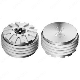 Gofotu Golf 2pcs Weight Compatible with PXG Iron 0311P Gen8 (2pcs.2g,Silver)
