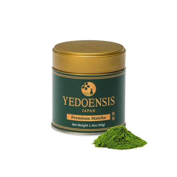 YEDOENSIS Premium Matcha - Authentic Japanese Green Tea Powder (1.41oz/40g