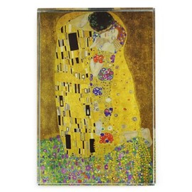 The Kiss by Gustav Klimt DeskPop Crystal Paperweight