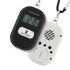 Verbalise Talking 5 Alarm Medication Reminder Keychain, Black