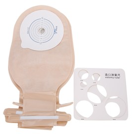 10pcs One Piece System 

Drainable  Ostomy Bag Pouch Stoma Cover Urine 20-60mm Opening(Sealing Type )