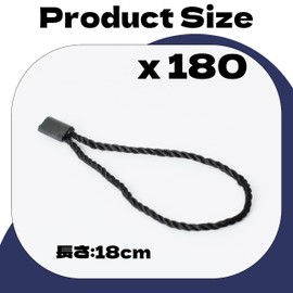 JooBsoso Tag Twine, Pack of 180, Spelling String, Tagging Loop, Tag Fastener, Loop Lock, Cotton, Convenient for Price Tags, Commercial Use, Clothes, Tagging Loops, Stores, Tape, Binding Tools, Tag