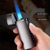 The Vintage Lighter Triple Flame Cigar Torch Lighter Butane Lighter