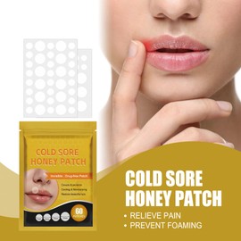 Pflegende Lippenpflaster,Lippenpflegepflaster,Stück feuchtigkeitsspendende Lippenpflaster,Für Männer und Frauen aller Hauttypen Rianpesn,60patches