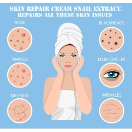Ammuri Snail Extract Skin Cream for Deep Repair