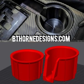 5th Gen 4Runner RED Non-Stick Cupholder Insert Set for 2014-2024 All Trims