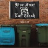 Live Fast Eat Trash 3' by 5' Flag Garage Dorm