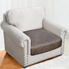 molasofa Leather Look Couch Cushion Covers, Stretch Sofa Cushion Covers