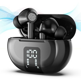 AI Language Translation Earbuds Translator in Real Time 0.5S,Two-Way Bluetooth Translator Device with APP for 144+ Languages Translation Packs,Spanish English Translation Headphone,M10 (Black)