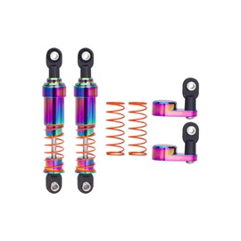 G.T.R RC RC Shock Absorber 2 Pcs RC Dampers with Offset Cap for 1/10 RC Crawler SCX10 TRX4 Capra LCG Cheater Rigs VS4-10 90046 D90 (85mm 2pcs)