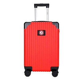 Denco University of Alabama Crimson Tide 21-inch Executive Two-Toned Hardside Carry-On Luggage Spinner with Telescopic Handle and TSA Combination Lock