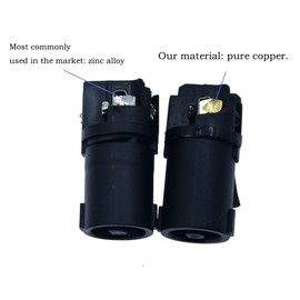 Speakon to 1/4 Adapter na4ljx Connector Upgraded 1/4" inch ts Jack Female to NL4FC Male Converter are for Converting Cable to NL4FC Plug for pa dj Speaker/Amplifier/Mixer(Adapter - 2PCS)