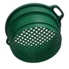 SE Deep Green Plastic Screen Stackable Sifting Pan with Handle