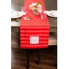 DII Valentine's Day 100% Cotton, Printed Table Runner, Machine Washable,