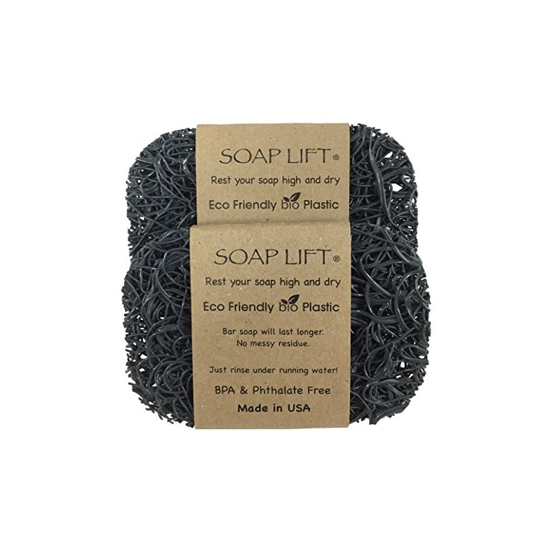 Soap Lift Soap Dish, Two Pack - Gray