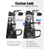 LUXEMOTO Turn Signal Relocation Kit for Harley Sportsters, Front Turn