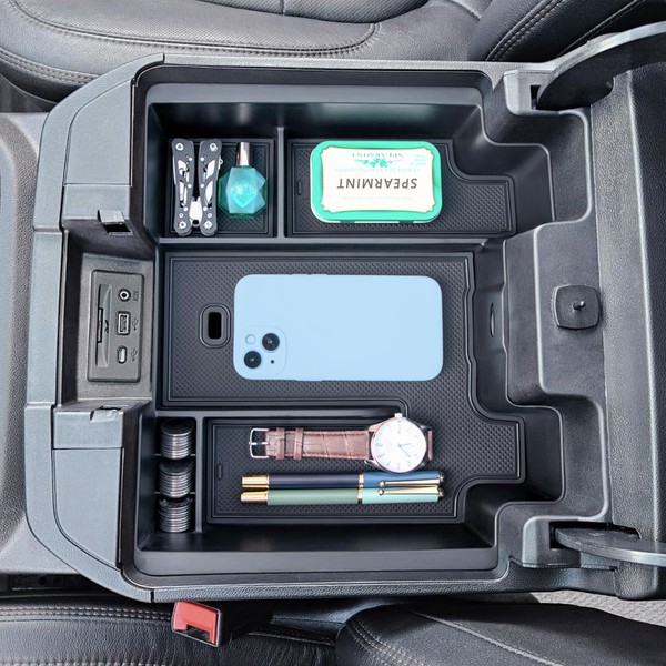 JKCOVER Full Size Center Console Organizer Tray Compatible with (2019-2022)