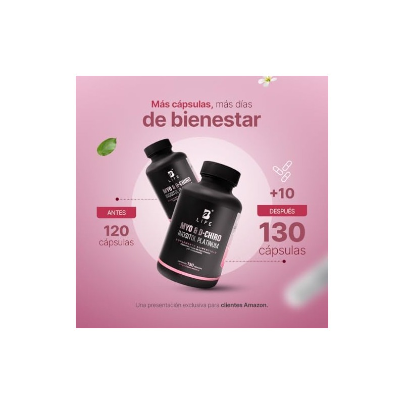 B Life Myo y D-Chiro Inositol Platinum Ratio 401 con