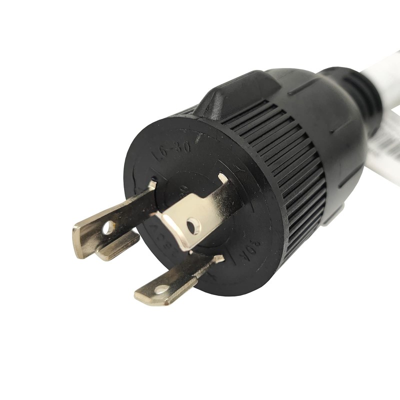 Parkworld 885392 Welding Adapter Cord L6-30 Plug 3-Prong 30A Locking