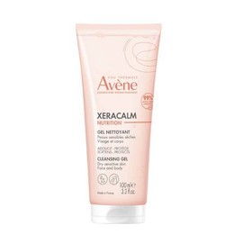 Avene Xeracalm Nutrition Gel Nettoyant Face & Body Cleansing Gel for Sensitive & Dry Skin for the Whole Family, 100ml