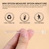 BLMHTWO 50 Pieces Milligram Measuring Spoons, Micro Scoops Micro Measuring