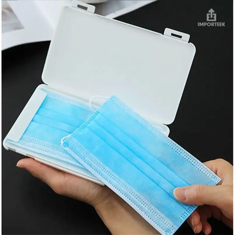 Kk . Estuche Porta Cubrebocas Reutilizable Mascarilla Case