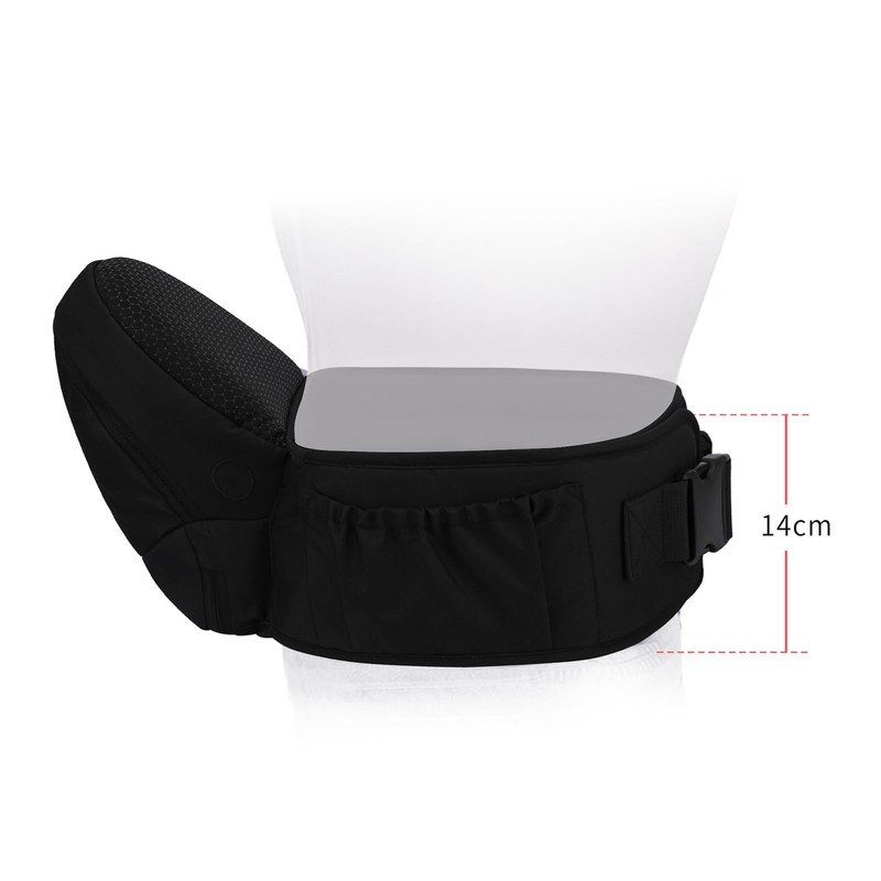 Bebamour Foldable Baby Hip Seat Carrier Ergonomic Toddler Waist Seat