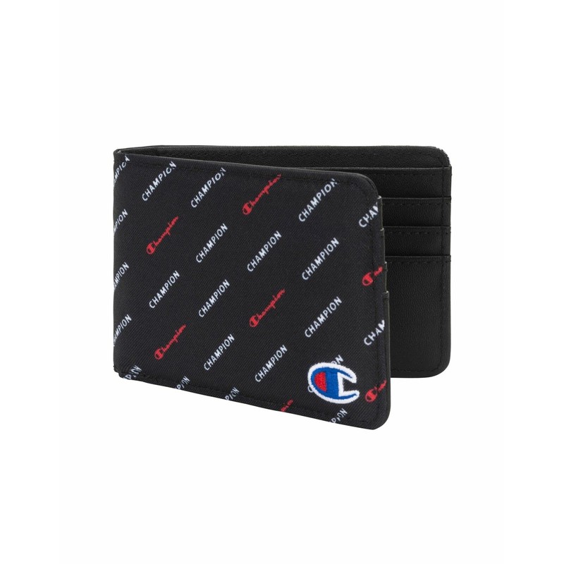Champion Graphic Wallet, Black/ White Multi