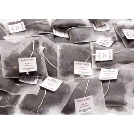 Dammann Earl Grey Tea Cristal Teabags (Pack of 1, Total 50 Teabags)