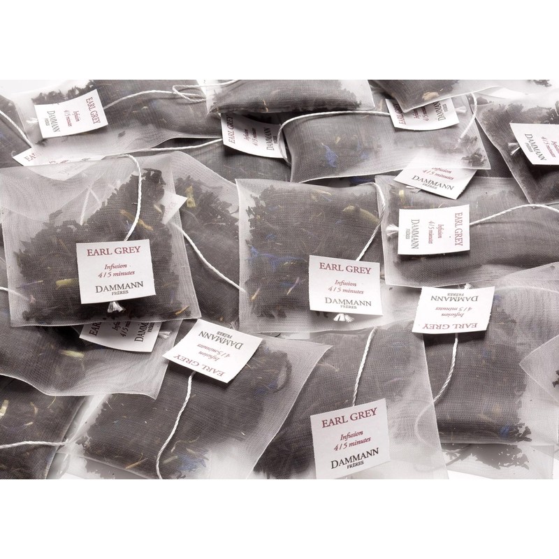 Dammann Earl Grey Tea Cristal Teabags (Pack of 1, Total