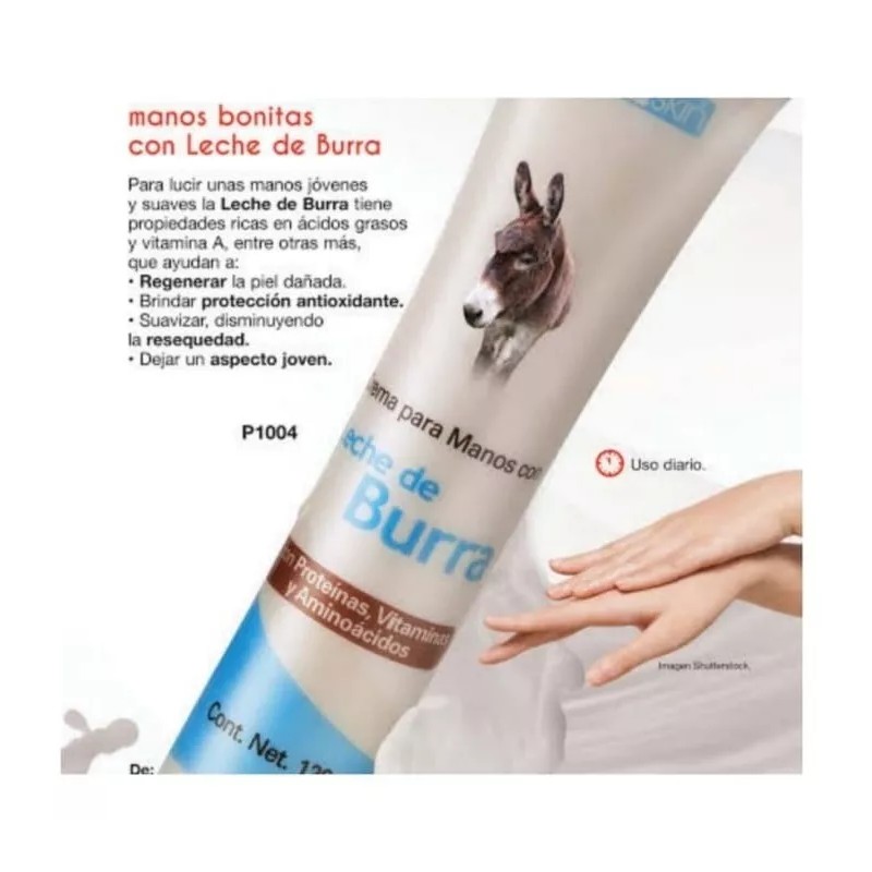 Arabela Crema Para Manos Resecas Leche De Burra Regenerante Arabela