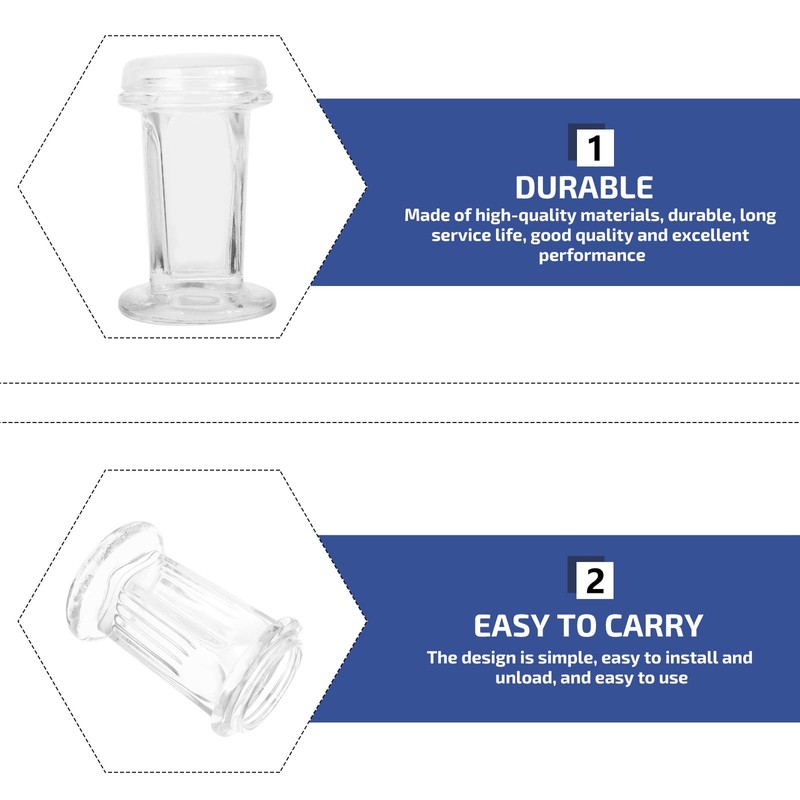 iplusmile Coplin Jars Glass Staining Jar 5- Slide Capacity Staining