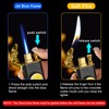 Torch Lighter, Embossed Dragon Cool Lighters - Windproof Adjustable Jet