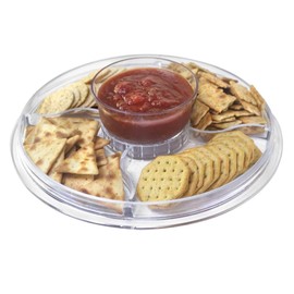 Cake Stand with Dome Cover, 6-in-1 Multi-Purpose Use, Cake Stand with Lid, Serving Platter, Punch Bowl, Desert Platter and More, BPA Free | Lillian Tablesettings