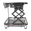 ILWorkTLs 2 Tier Dish Drying Rack with Drainboard,Wine Glass Holder,Cutting