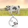 NOBRAND MYOSPARK Life is Better with Cows Around Keychain Cow
