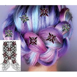 Hair and Body Jewels Hair Jewellery Party Make Up Hj09 Pink