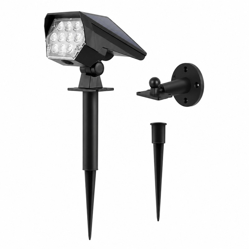 Solar Spotlights for Outdoor Lighting – Dimmable Dual-Use Waterproof Lawn